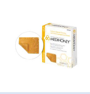 MEDIHONEY CALCIUM ALG DRESSING 2X2 10/BX