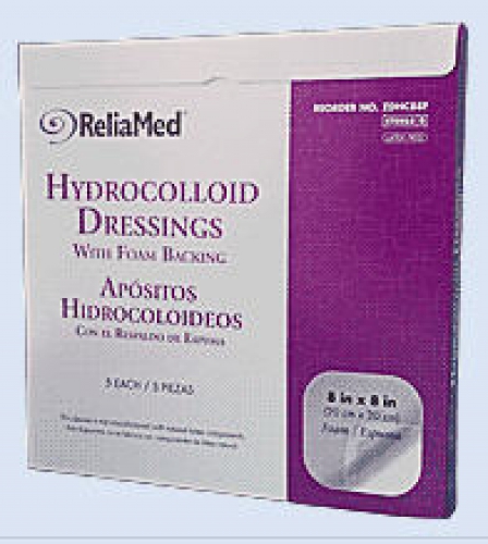 HYDROCOLLOID 8IN X 8IN 5/BX